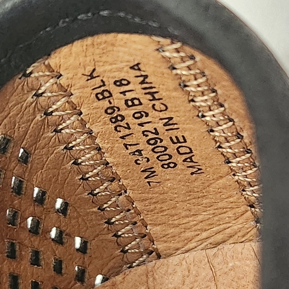 Frye perforated black white leather slip on sneaker - Picture 13 of 13